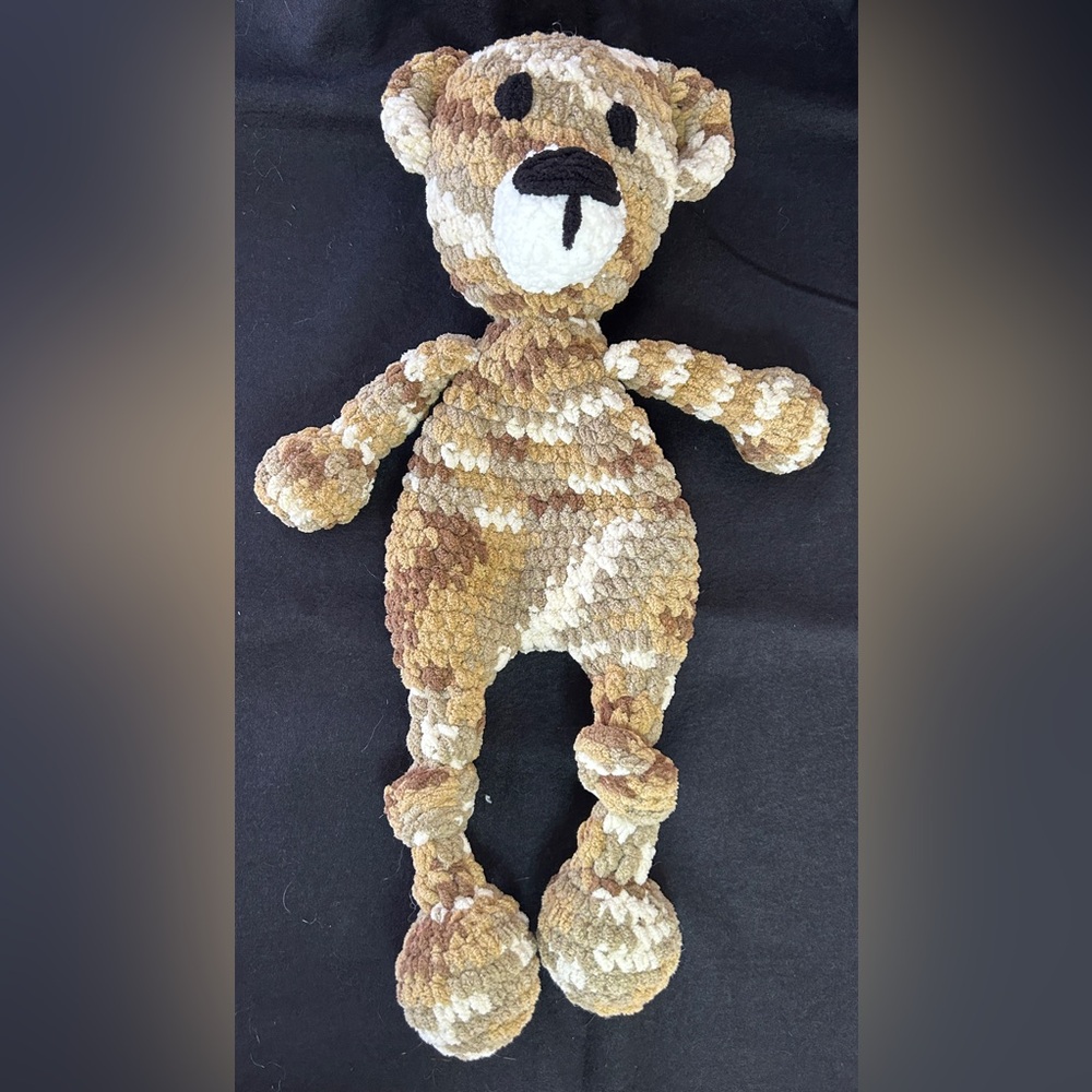 Handmade Crochet Bear Snuggler